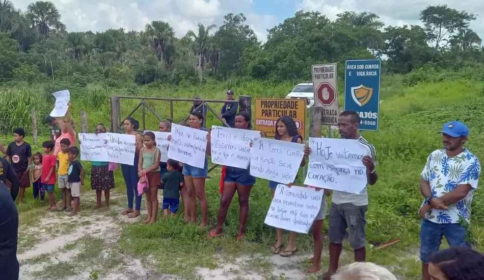 Justiça do Maranhão determina retorno de famílias a área de conflito agrário em Aldeias Altas.