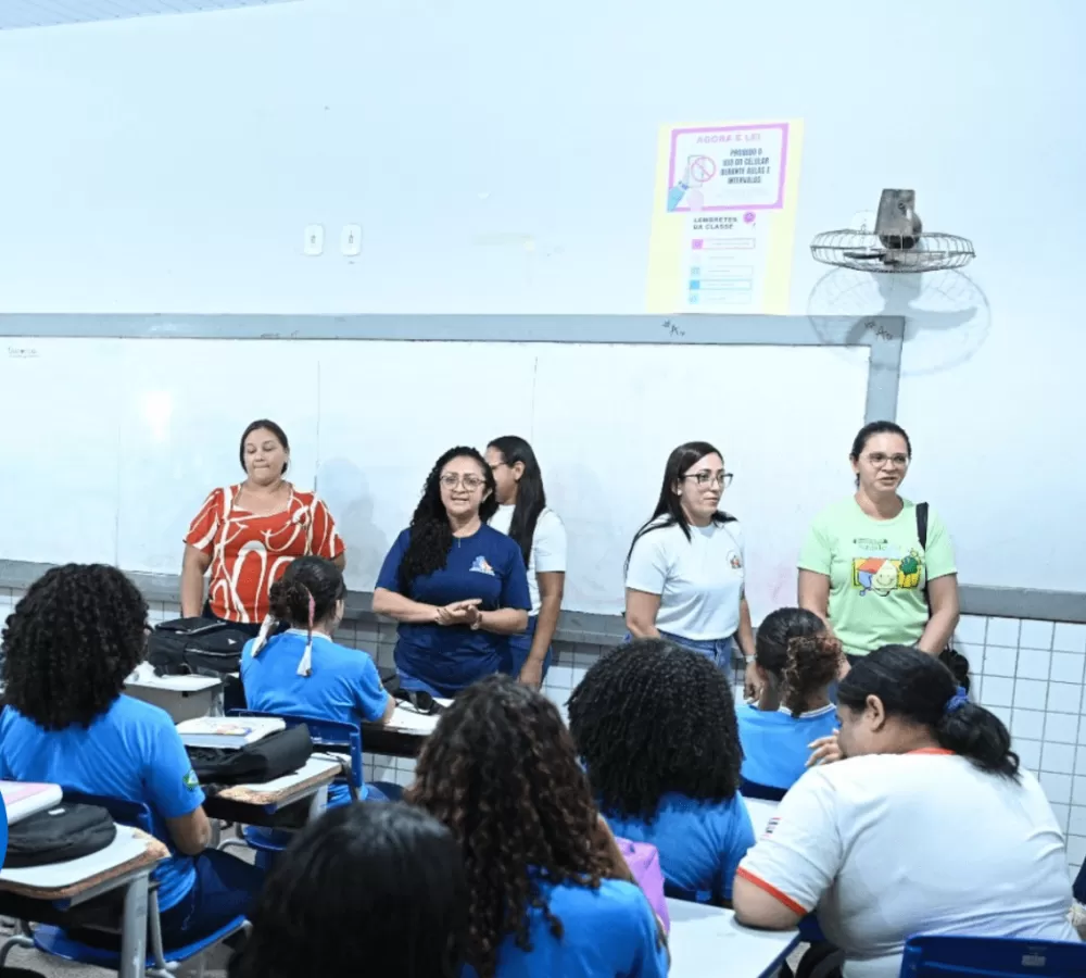 Caxias dá início à Semana de Prevenção da Gravidez na Adolescência com palestras em escolas públicas.